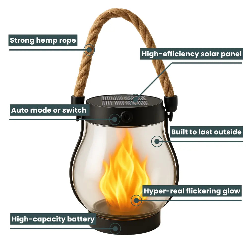 Solar Lantern Outdoor Light
