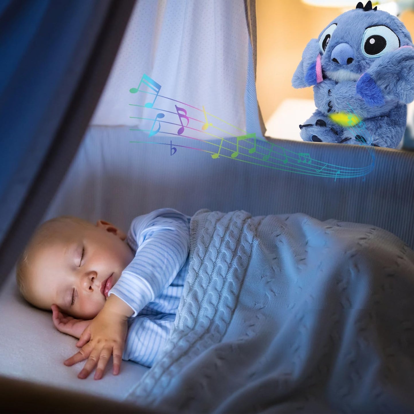 Stitch Breathing Light Sleep Buddy