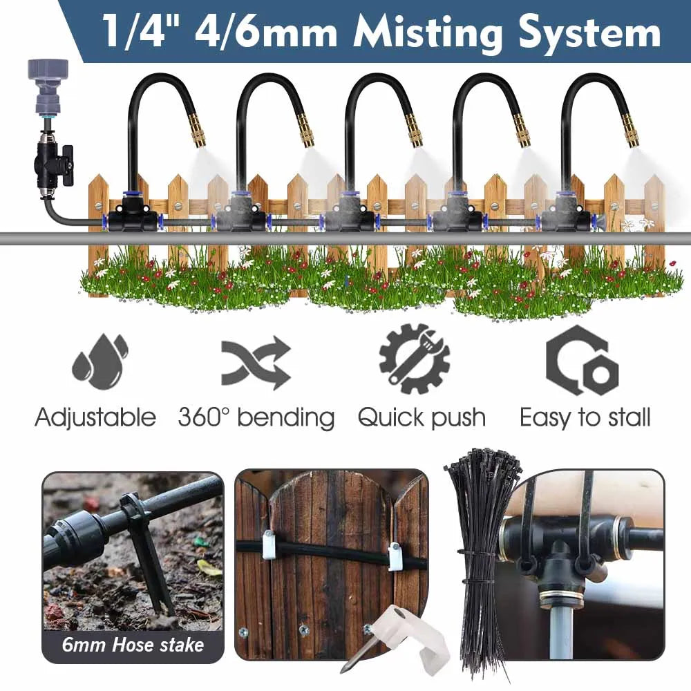 Outdoor Misting Cooling System