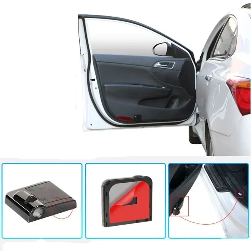 Car Logo Entrance Lights