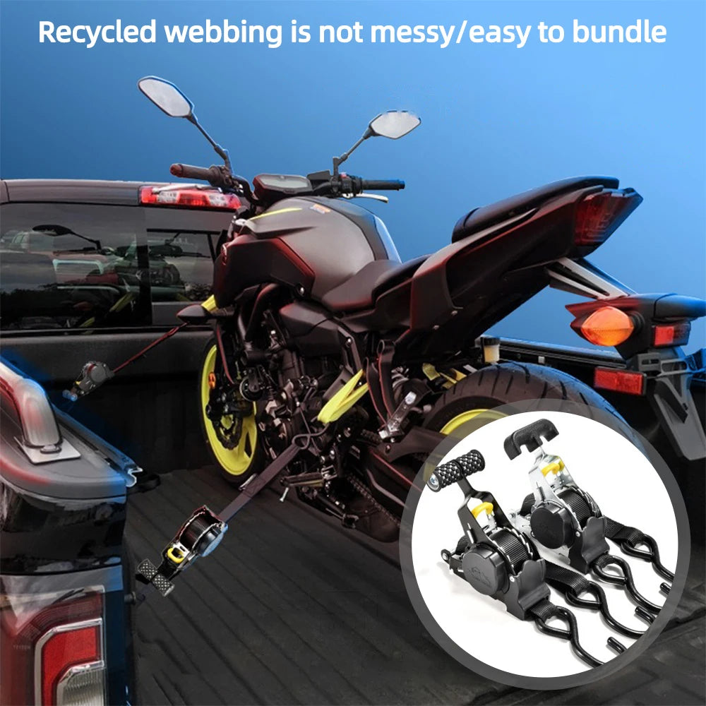 Auto Retractable Ratchet Straps