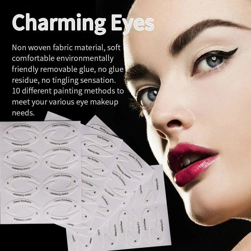 Eyeliner Makeup Template Stickers