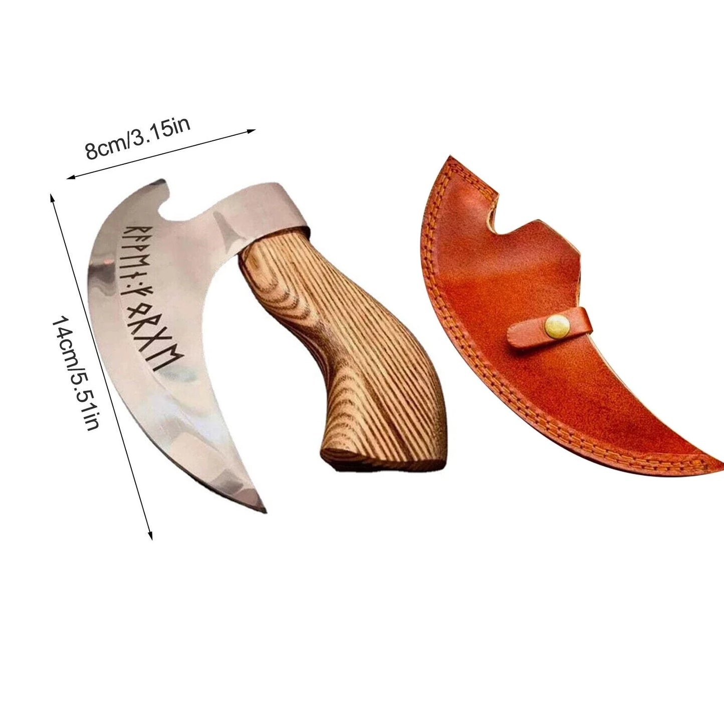 Viking Hatchet Handmade Pizza Cutting Axe