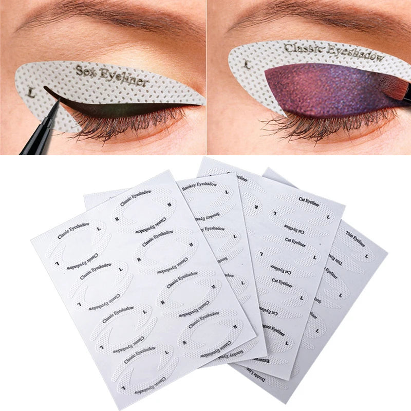 Eyeliner Makeup Template Stickers