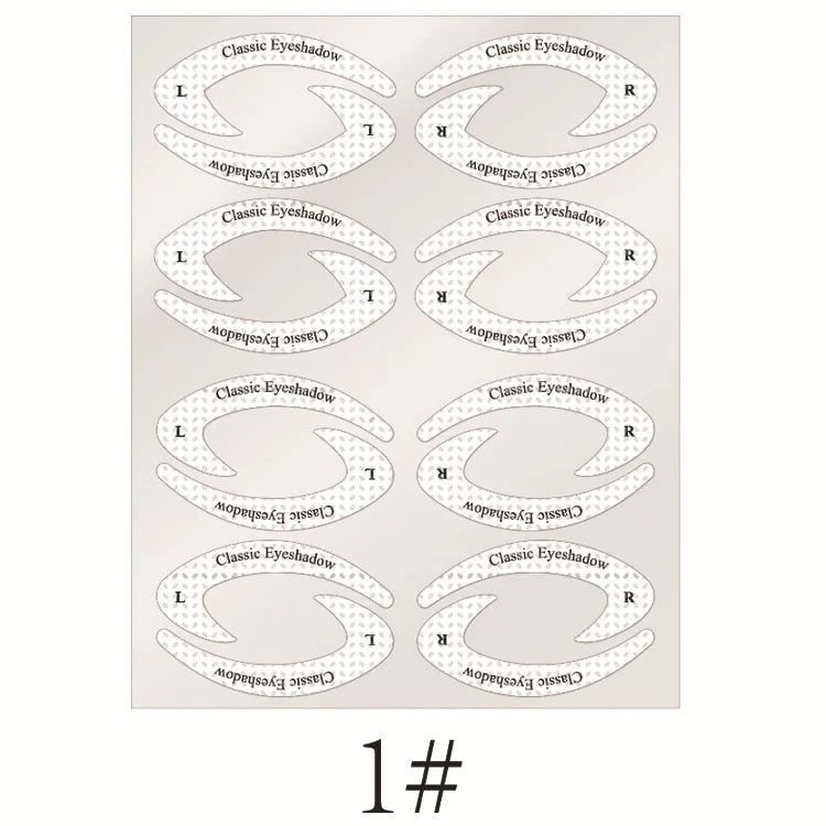 Eyeliner Makeup Template Stickers