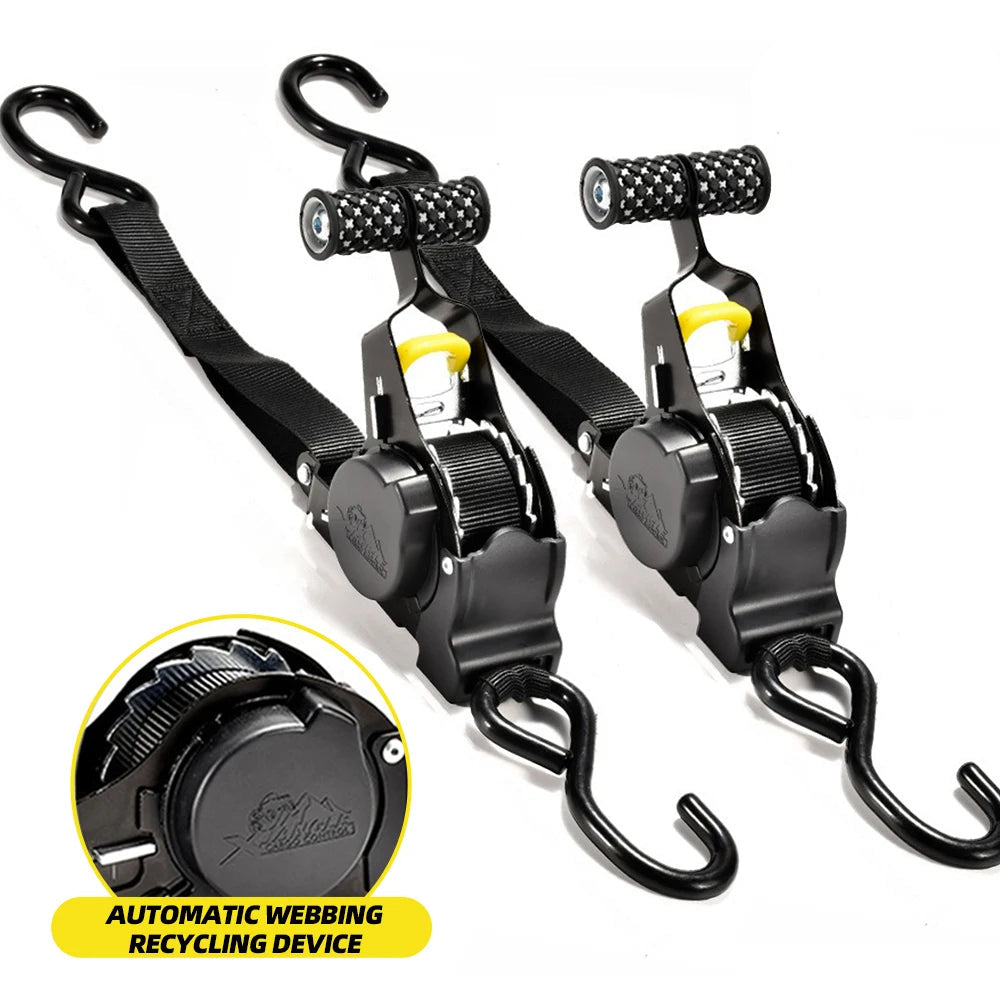 Auto Retractable Ratchet Straps