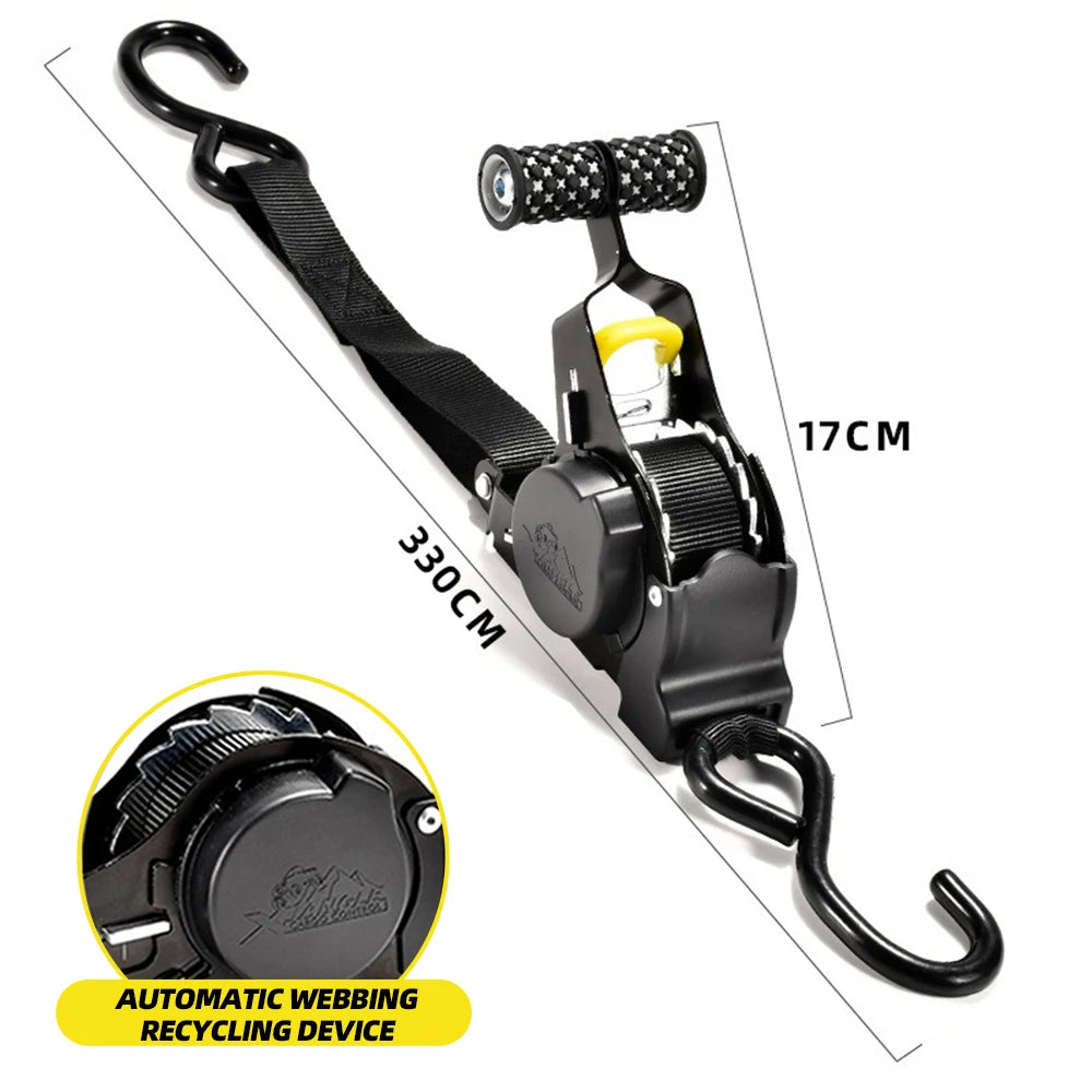 Auto Retractable Ratchet Straps