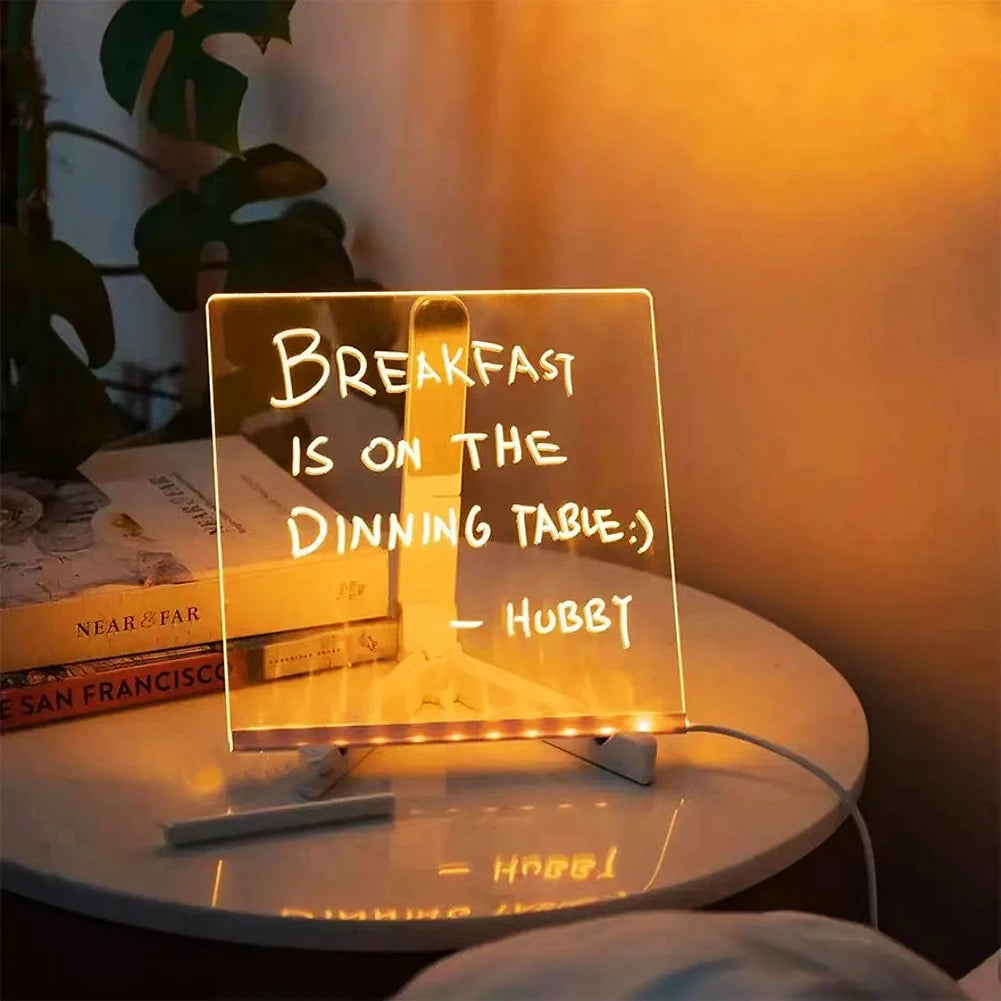 Personalized LED Note Board with Colors