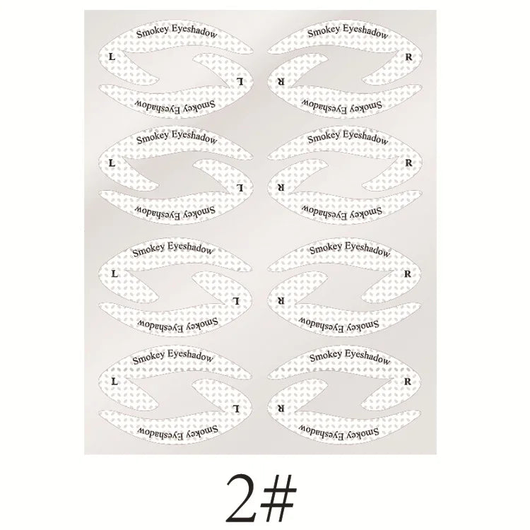 Eyeliner Makeup Template Stickers