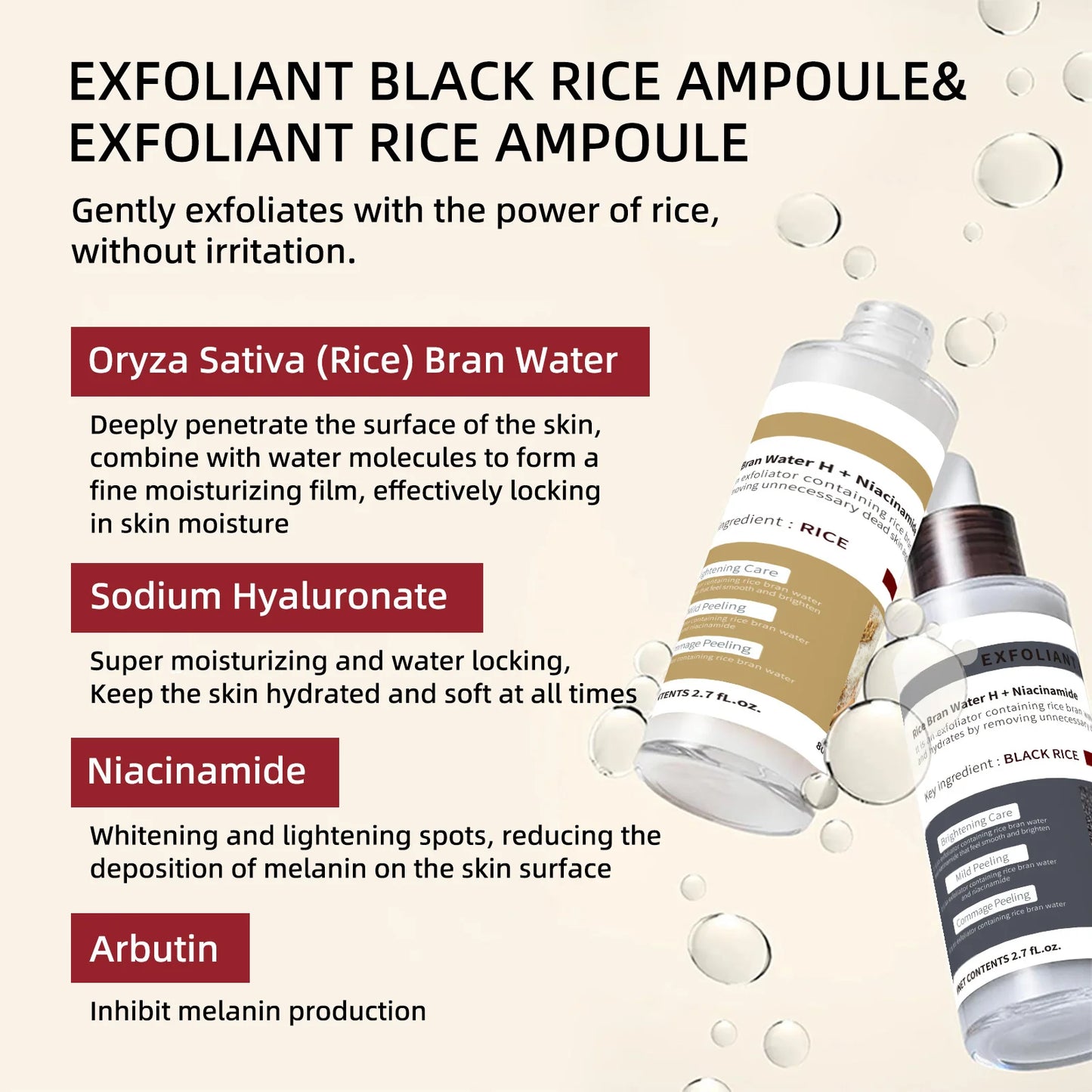 Peel Shot Exfoliant Rice Ampoule