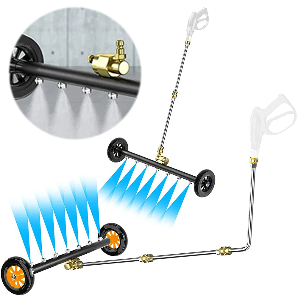 High-Pressure Water Broom - Undercarriage & Surface Cleaner