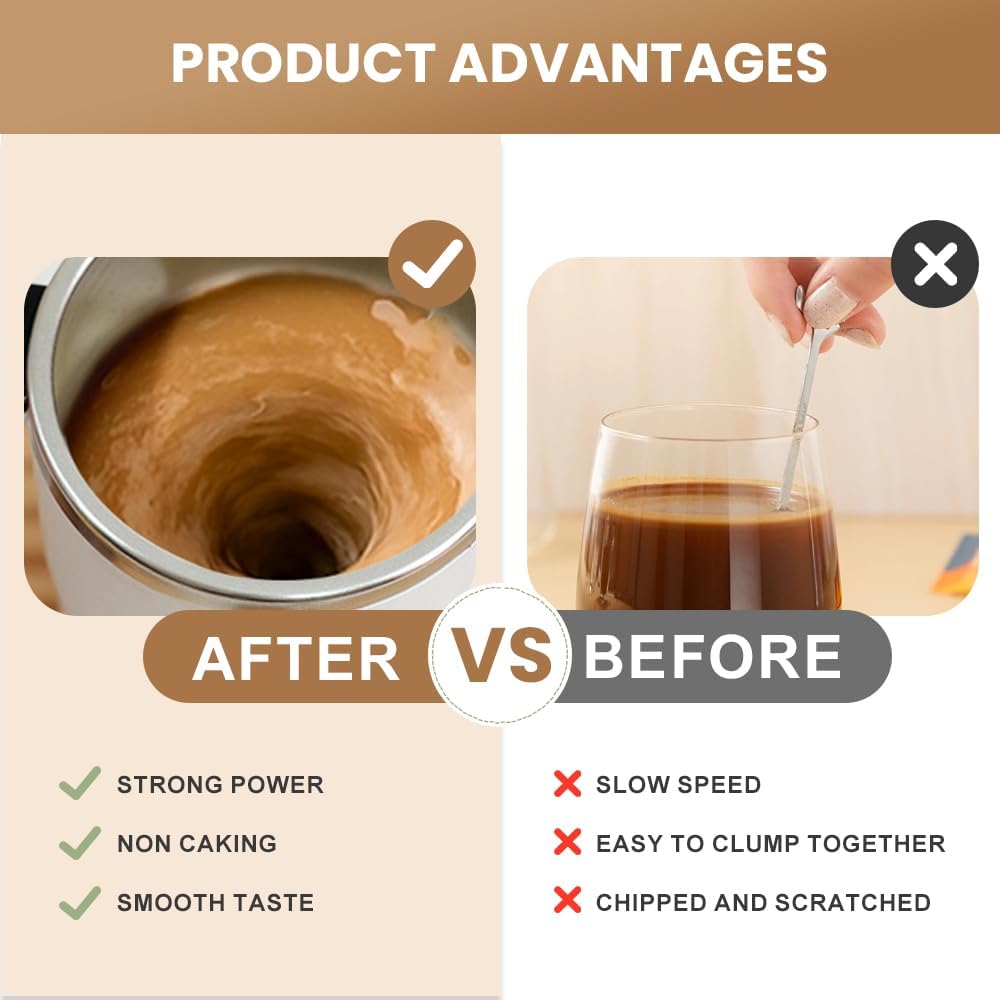 Electric Magnetic Stirring Coffee Mug