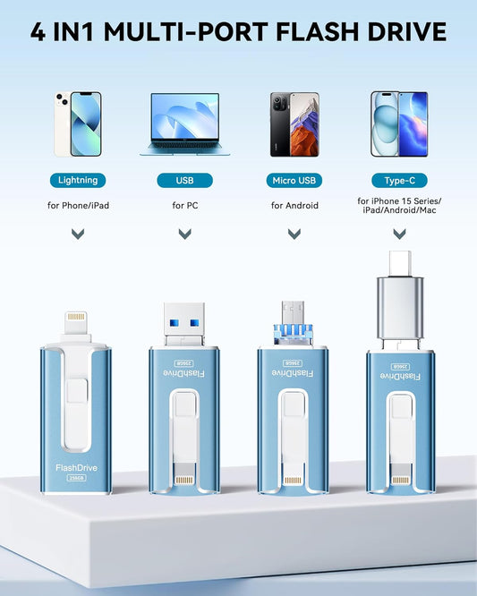 4 In 1 Multi-Port Flash Drive