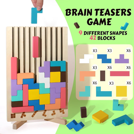 Wooden Stacking Puzzle Toy