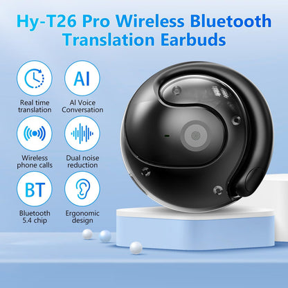 HY-T26 Pro Wireless Bluetooth Translation Earbuds