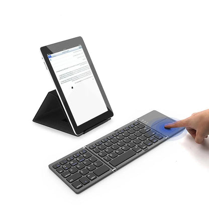 Foldable Bluetooth Keyboard with Touchpad