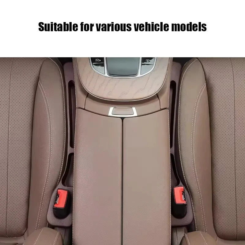 Dual-Slot Car Seat Gap Filler Organizer