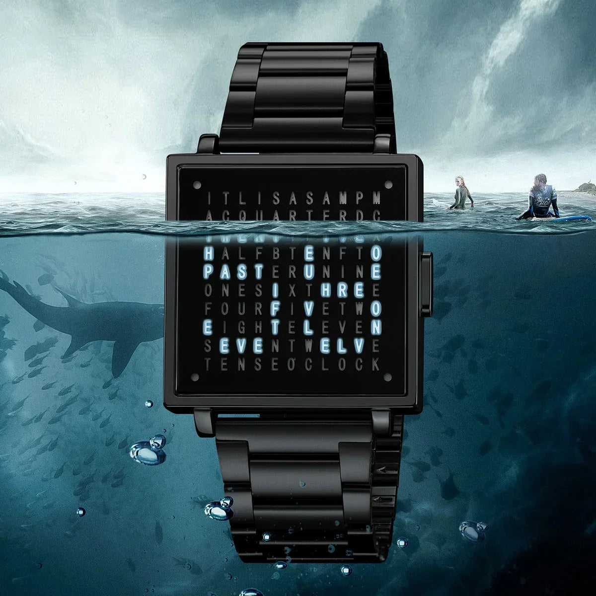 Qlocktwo W35 Fine Steel Unisex Watch