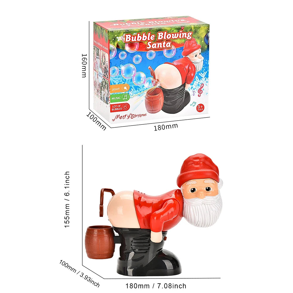 Bubble Blowing Santa