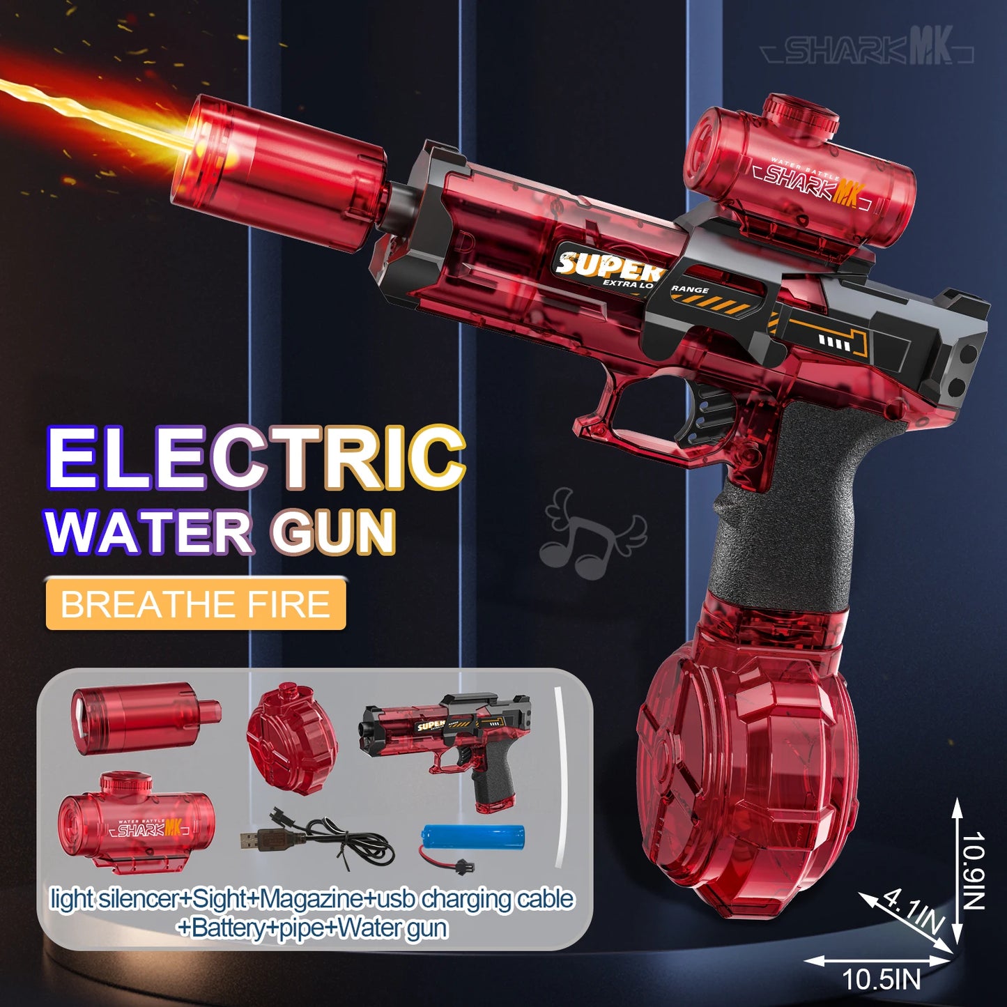 Breathe Fire Water Gun