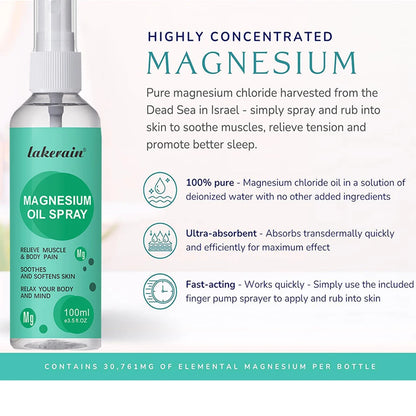 Lakerain™ Magnesium Oil Spray