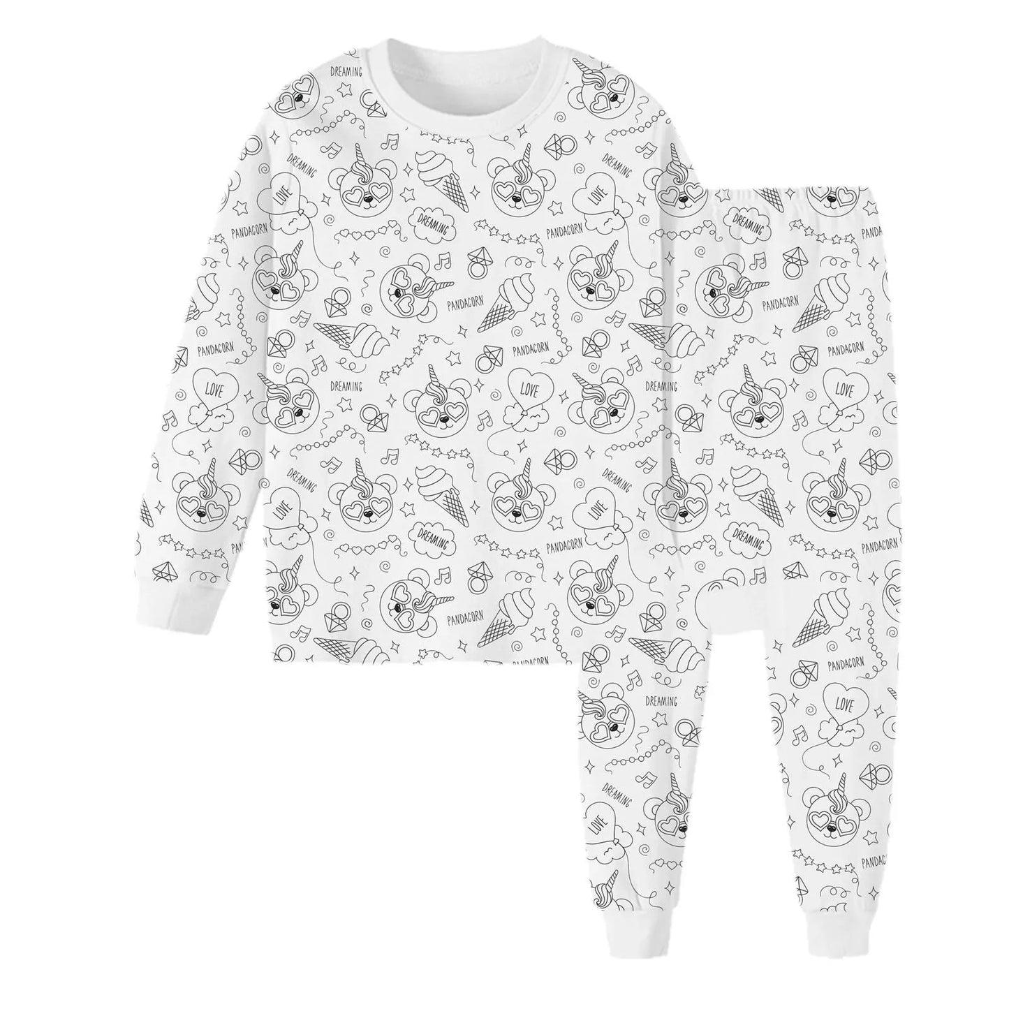 Colorable DIY Kids Pajamas