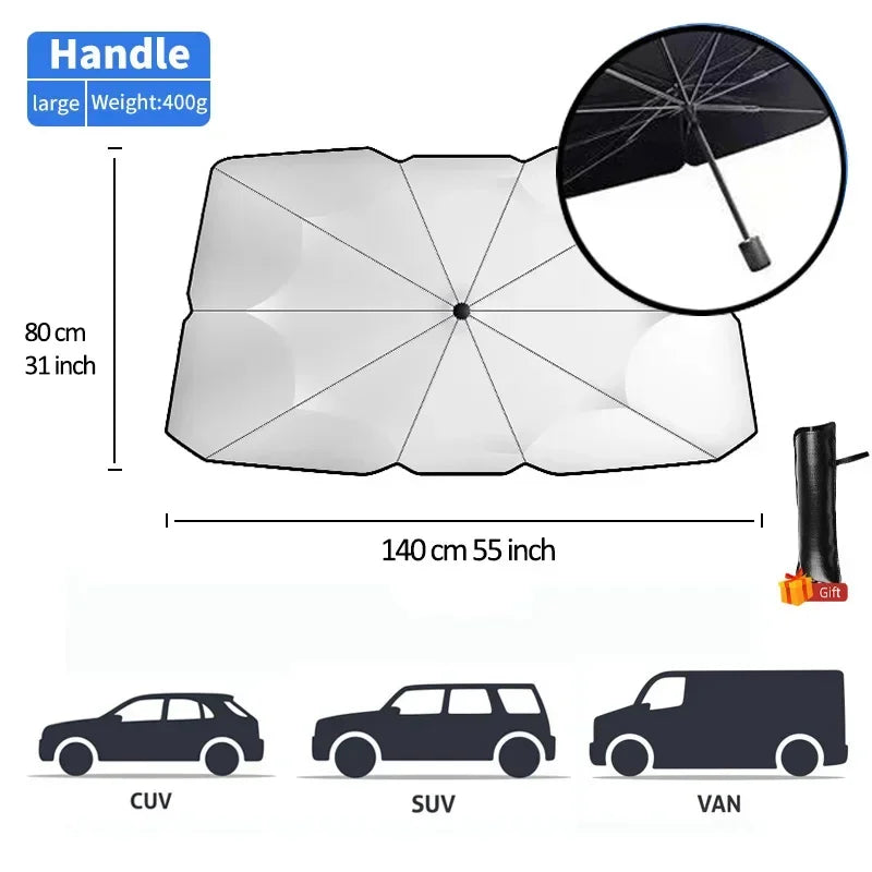 Car Sunshade Windshield Umbrella