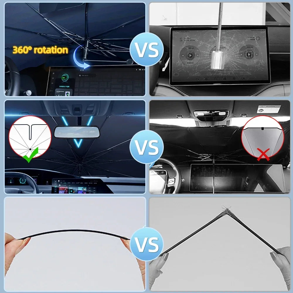 Car Sunshade Windshield Umbrella