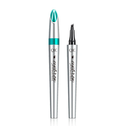 3D Waterproof Microblading Eyebrow Pen 4 Fork Tip Tattoo Pencil