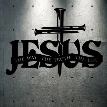 Jesus & Cross Design Wall Art