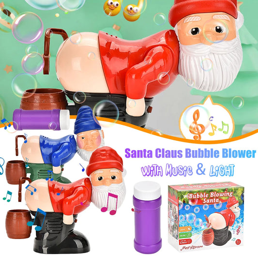 Bubble Blowing Santa