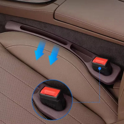 Dual-Slot Car Seat Gap Filler Organizer