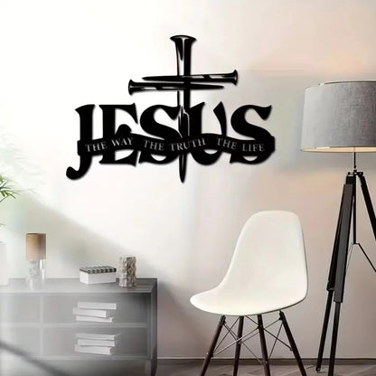 Jesus & Cross Design Wall Art
