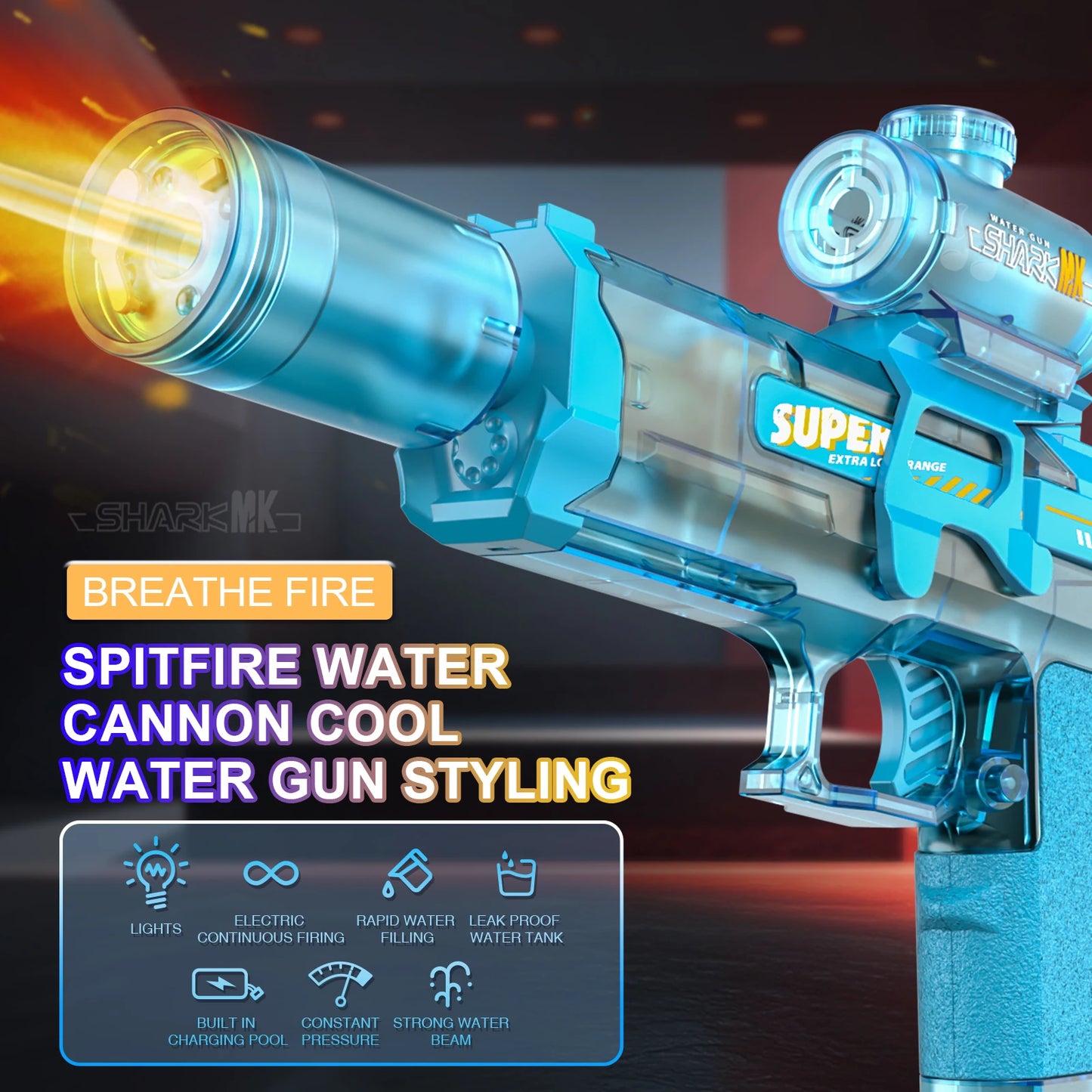 Breathe Fire Water Gun
