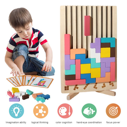 Wooden Stacking Puzzle Toy