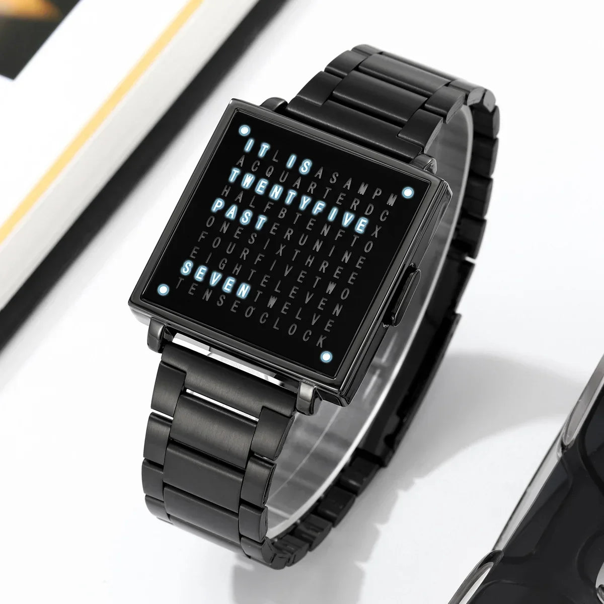 Qlocktwo W35 Fine Steel Unisex Watch