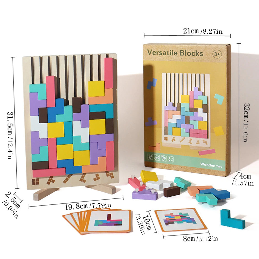 Wooden Stacking Puzzle Toy