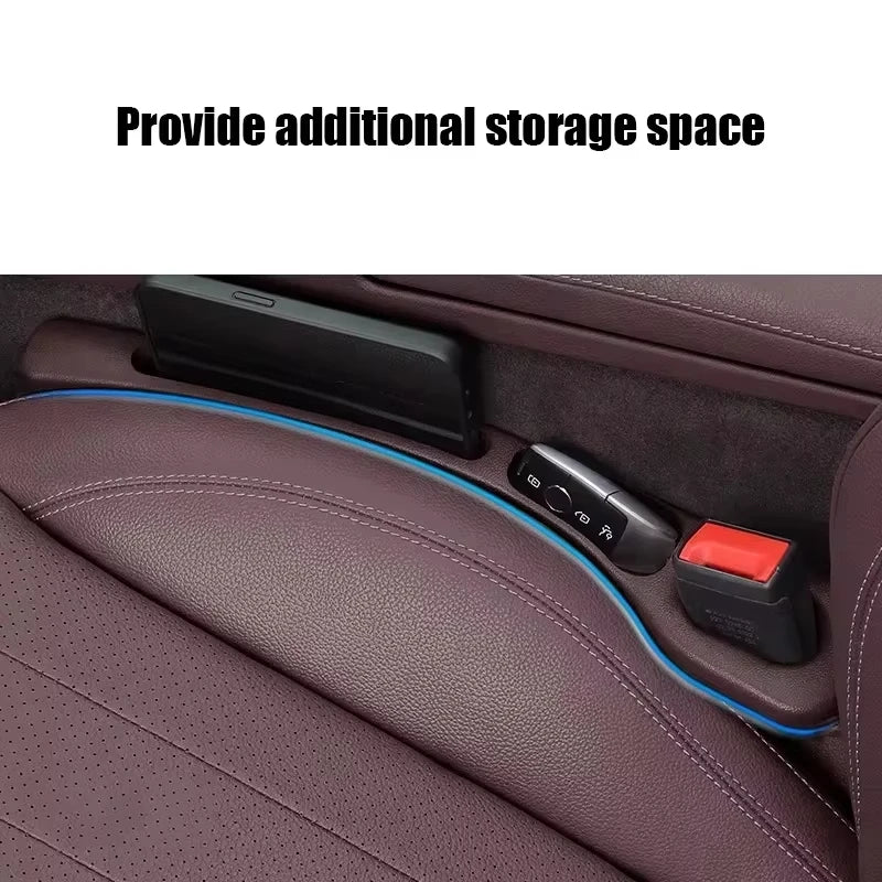 Dual-Slot Car Seat Gap Filler Organizer