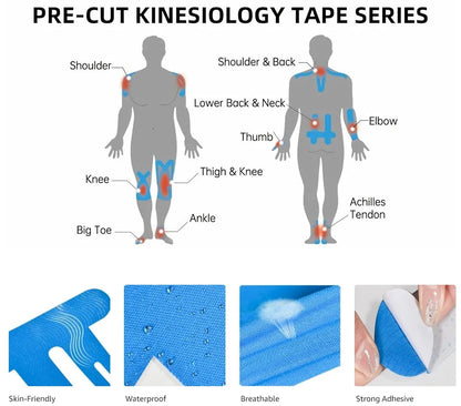 Precut Kinesiology Tape For Knees