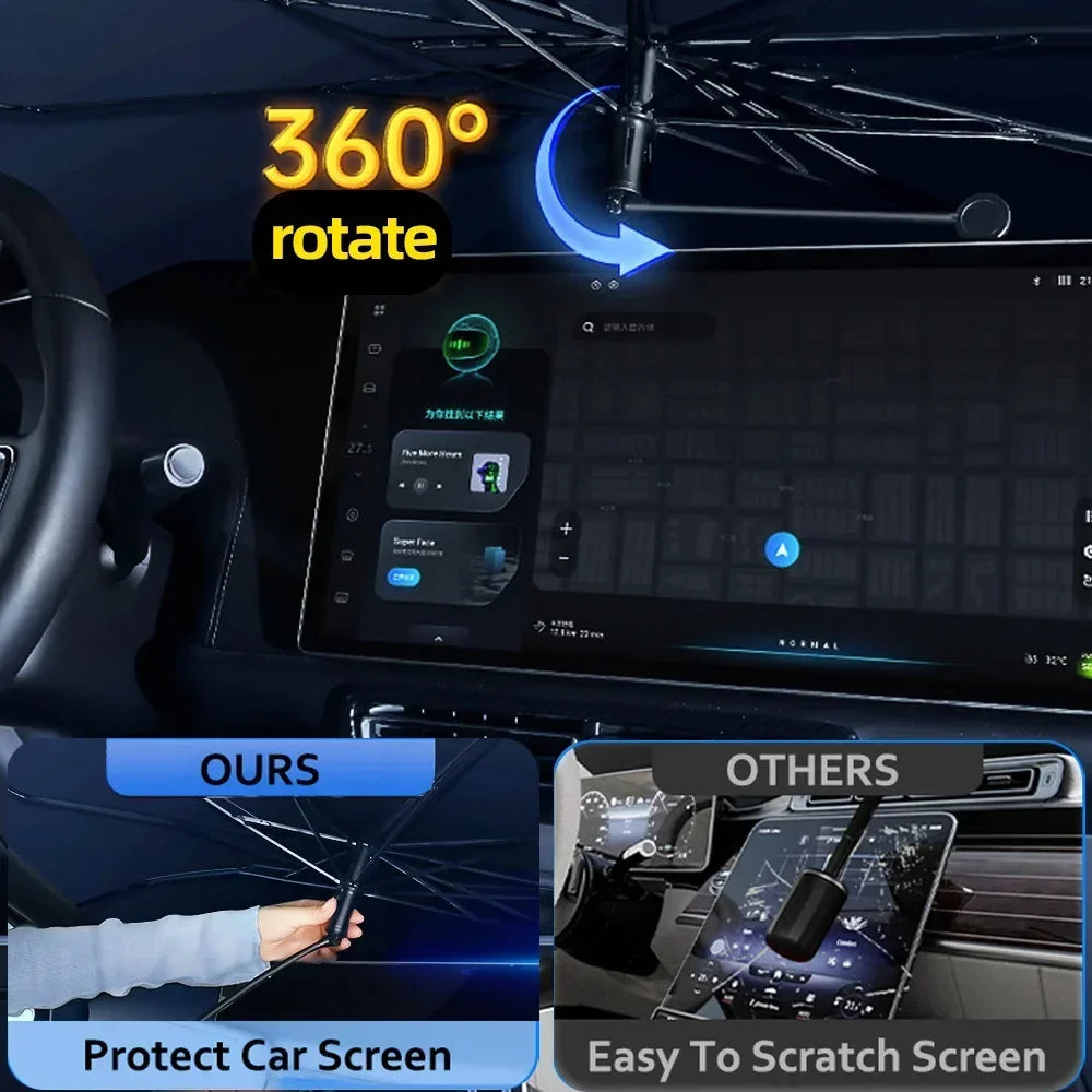 Car Sunshade Windshield Umbrella