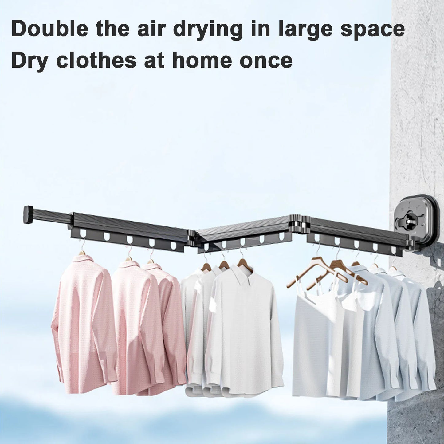 Absorbent Wall Mounted Folding Drying Rack