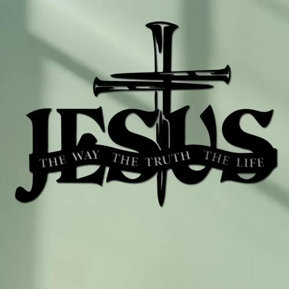 Jesus & Cross Design Wall Art