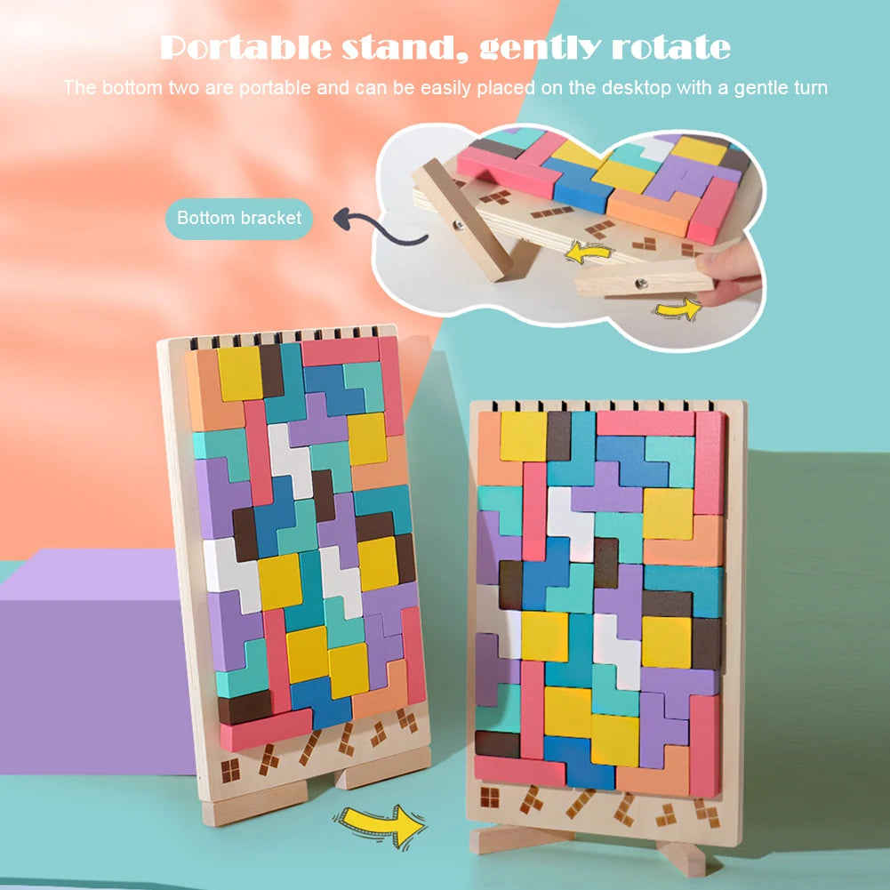 Wooden Stacking Puzzle Toy