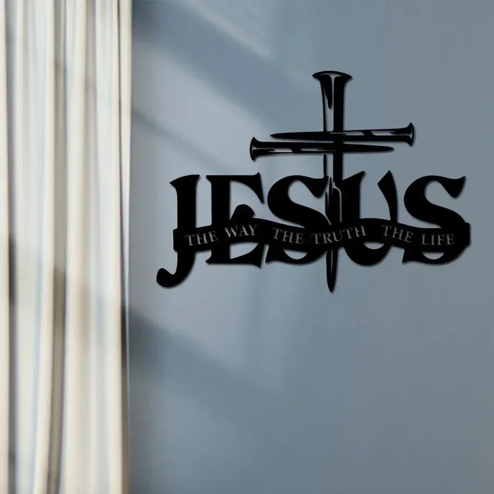 Jesus & Cross Design Wall Art