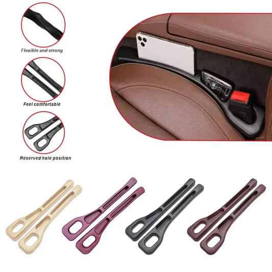 Dual-Slot Car Seat Gap Filler Organizer