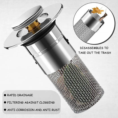Pop-up Sink Drain Filter
