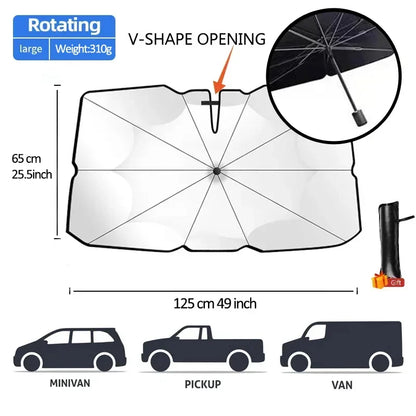 Car Sunshade Windshield Umbrella