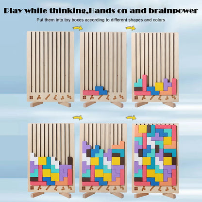 Wooden Stacking Puzzle Toy