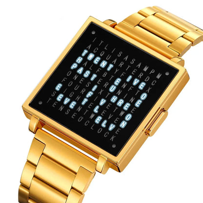 Qlocktwo W35 Fine Steel Unisex Watch