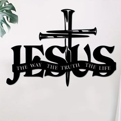 Jesus & Cross Design Wall Art